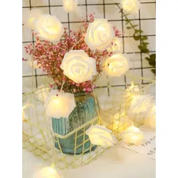 The Purple Tree White Floral Shape Festive LED String Lights-image-2