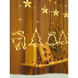 The Purple Tree White Star Shape Festive LED String Lights-image-19