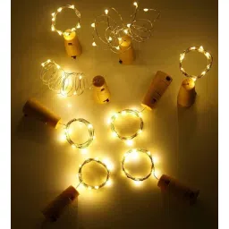 White and Yellow 2 Meter Battery Powered LED String Light By The Purple Tree-image-21