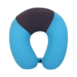 The Quirk Box Memory Foam Travel Neck Pillow Blue & Grey-picture-18