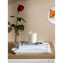 THE QUIRKY HOME A Whisker Of Fun White & Orange Printed Ceramic Wall Plate-picture-23