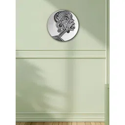 THE QUIRKY HOME White & Black Printed Ceramic Wall Decor-picture-14