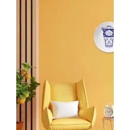 THE QUIRKY HOME White & Blue Delft Vase Printed Ceramic Premium Decorative Wall Decor-picture-32