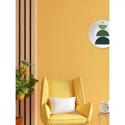 THE QUIRKY HOME White & Green Geometric Printed Ceramic Premium Decorative Wall Decor-picture-29