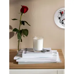 THE QUIRKY HOME White & Red Elegant Koi With Accent Printed Ceramic Decorative Wall Decor-picture-20