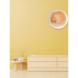 THE QUIRKY HOME White Whimsical Carriage Procession Printed Ceramic Decorative Wall Decor-picture-24