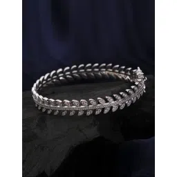 The Real Effect London 800 Silver Bangle for Women-picture-28