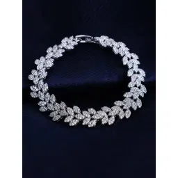 The Real Effect London 800 Silver CZ Bracelet for Women-picture-40