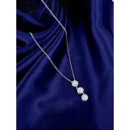 The Real Effect London 800 Sterling Silver Casual Chain Pendant for Women-picture-37