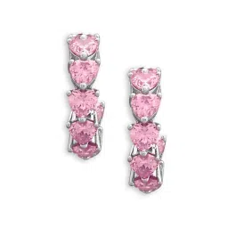 The Real Effect London Silver Hoop Earrings for Women image 3