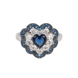 The Real Effect London Statement 92.5 Sterling Silver Ring for Women-picture-41