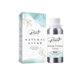 THE RUPAWAT Perfumery House Jannat Firdaus Green Natural & Pure Alcohol Free Attar - 50ml-picture-12
