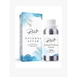 THE RUPAWAT Perfumery House Jannat Firdaus Green Pure & Natural Alcohol-Free Attar- 100 ml-picture-26