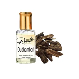 THE RUPAWAT Perfumery House Oudhambari Natural Alcohol-Free Attar - 12 ml-picture-24