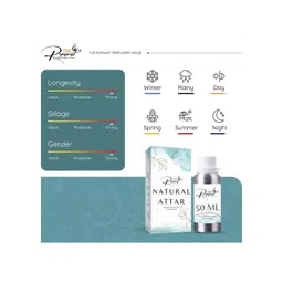 THE RUPAWAT Perfumery House Sunney Side Roses Natural & Alcohol Free Attar - 50 ml image 2