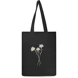 the sack co. Women's and Girl's Tote Bag for Daily Use Fashionable Black Bag with Spacious Compartments | Durable and Lightweight Shoulder Bags Shopping and College Use |Travel and Beach-picture-12
