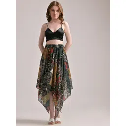 The Samoa Printed Flared Midi Skirt-picture-27