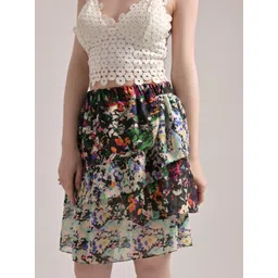 The Samoa Printed Mini Flared Skirt-picture-23