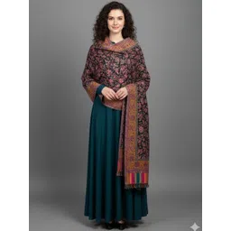 THE SHAWL STUDIO Women Ethnic Motifs Woven Design Shawl-picture-16