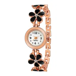 THE SHOPOHOLIC WomenBracelet Style Straps Analogue Watch Flower Pink-picture-19