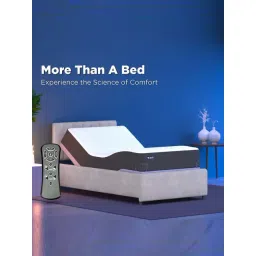 The Sleep Company Elev8 Single Size Italia Grey Smart Recliner Bed with 8 inch Ortho Mattress-picture-26