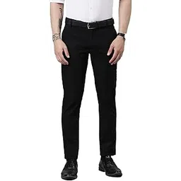 the soul patrol Men’s Cotton Rich Ultra-Lightweight Slim Fit Formal Trousers – Regular Length, Flat Front Design, and Elegant Style for Work and Special Occasions-picture-12