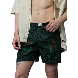 Joker: Mayhem State Men and Boys Black All Over Printed Regular Fit Cotton Boxer Shorts-image-22