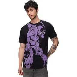 Official Black Panther: The King Mens and Boys Regular fit Graphic Prnited Half Sleeve Cotton Green Color Mens T-Shirts (218494)-image-15