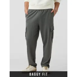 The Souled Store Ash Grey Track Pants-picture-14