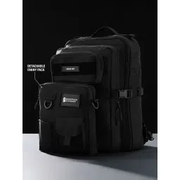 The Souled Store Black Hybrid 13 Large Backpack-picture-16