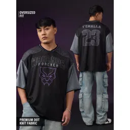 The Souled Store Black Panther: Kingdom Of Wakanda Oversized Jerseys-image-38