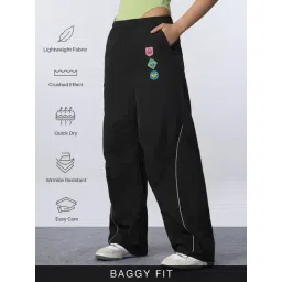 The Souled Store Black Powerpuff Girls Girl Power Women Pants-picture-43