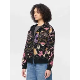 The Souled Store Black Printed Hoodie-picture-11