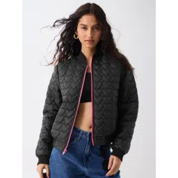 The Souled Store Black Regular Fit Jacket-picture-37