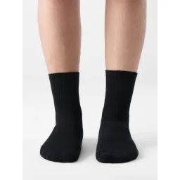The Souled Store Black Regular Fit Solid Socks-picture-26