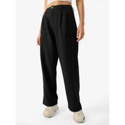The Souled Store Black Relaxed Fit Pants-picture-10