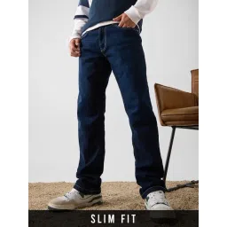 The Souled Store Blue Cotton Regular Fit Jeans-picture-38