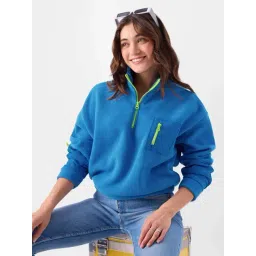 The Souled Store Blue Cotton Sweatshirt-picture-40