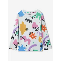 The Souled Store Boys Conversational Printed Round Neck Cotton T-shirt-picture-37