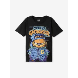 The Souled Store Boys Garfield Graphic Printed Round Neck Cotton T-shirt-picture-38