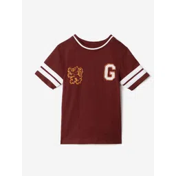 The Souled Store Boys Harry Potter Typography Printed Round Neck Pure Cotton T-shirt-picture-24