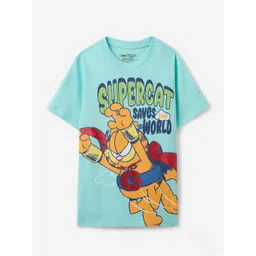 The Souled Store Boys Typography Garfield Printed T-shirt-picture-36