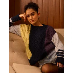 The Souled Store Caroline Oversized Others Sweater-picture-43