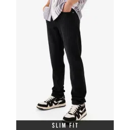 The Souled Store Charcoal Cotton Slim fit Cotton Jeans-picture-16