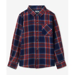 The Souled Store Cotton Full Sleeves Checked Shirt - Multi Colour-picture-13