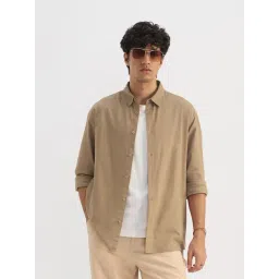 The Souled Store Cotton Linen Dusty Roads Cotton Linen Shirt-picture-21