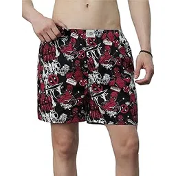 the souled store Deadpool: Mercenary Men and Boys Black All Over Printed Regular Fit Cotton Boxer Shorts-picture-33