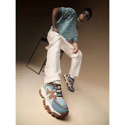 The Souled Store Fumes NX Oasis Men Colourblocked Lightweight Sneakers-picture-35