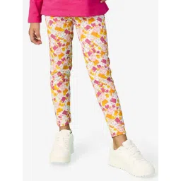 The Souled Store Girls Multi Peppa Pig Good Vibes Cotton Leggings-picture-17