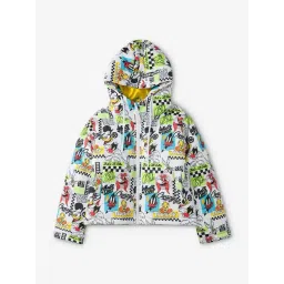 The Souled Store Girls Multi Polyester Printed Puffer Jacket-picture-43